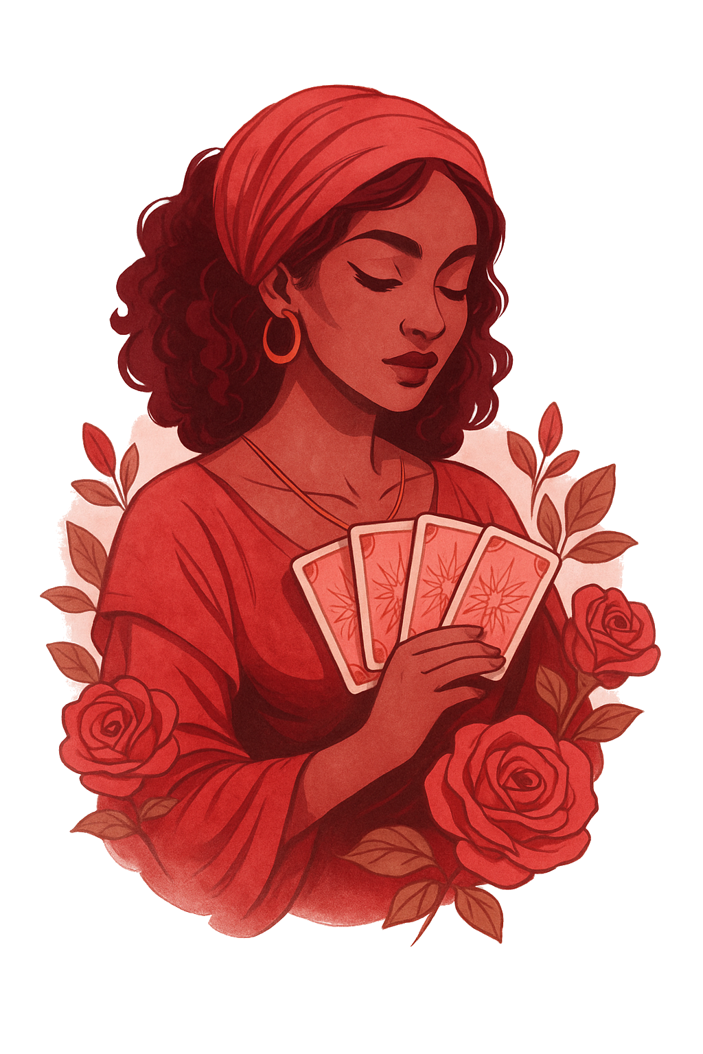Mãe Rosa de Ogum Ilustração